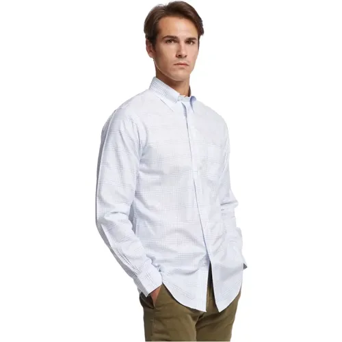 Regent reguläres Nicht-Eisen-Hemd, Brookscool Oxford, Button-Down-Kragen , Herren, Größe: XL - Brooks Brothers - Modalova