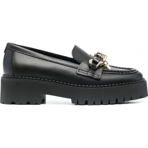 Leather Loafers for Women , female, Sizes: 8 UK - Tommy Hilfiger - Modalova