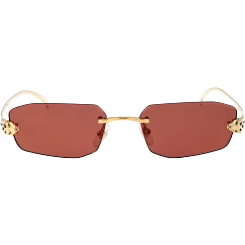 Stylish Sunglasses Ct0474S , female, Sizes: 56 MM - Cartier - Modalova