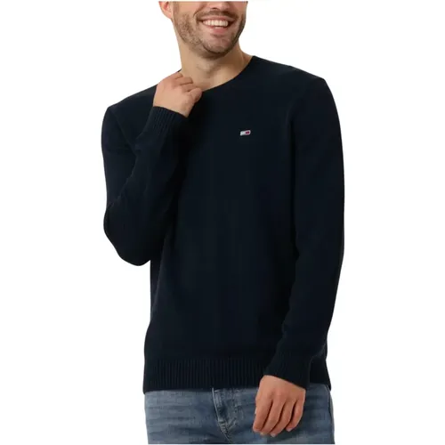 Herren Essential C-Neck Pullover , Herren, Größe: L - Tommy Jeans - Modalova