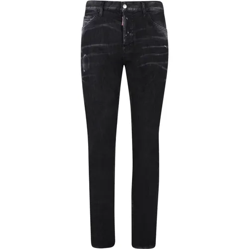 Distressed Slim-fit Jeans , male, Sizes: S, 2XL, L, XL - Dsquared2 - Modalova