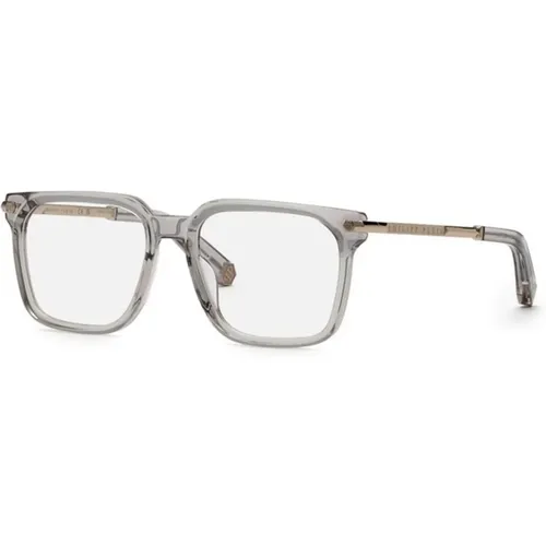 Stylish Grey Glasses , unisex, Sizes: 54 MM - Philipp Plein - Modalova