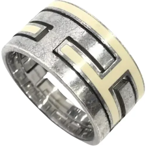 Pre-owned Silver rings , female, Sizes: ONE SIZE - Hermès Vintage - Modalova