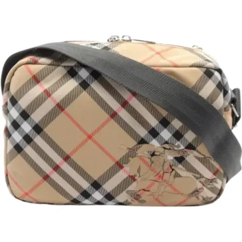 Pre-owned Canvas shoulder-bags , female, Sizes: ONE SIZE - Burberry Vintage - Modalova