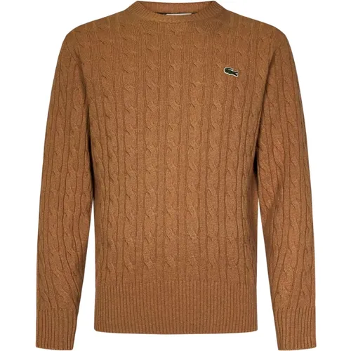 Wool Crew Neck Sweater , male, Sizes: M, S, L, XL - Lacoste - Modalova