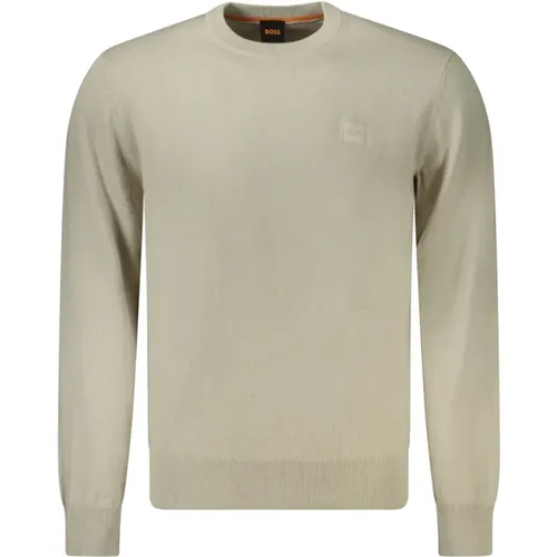 Beiger Herren Pullover Langarm , Herren, Größe: 3XL - Hugo Boss - Modalova