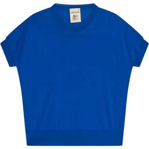T-Shirts , Damen, Größe: L - Semicouture - Modalova