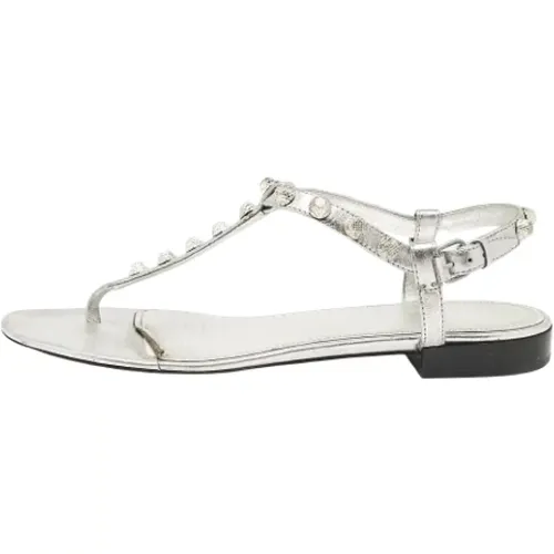 Pre-owned Leather sandals , female, Sizes: 6 UK - Balenciaga Vintage - Modalova