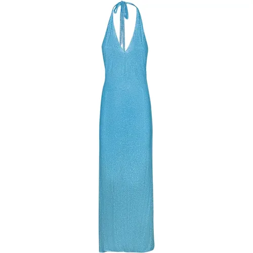 Blaues Kleid Damenmode Ss24 - Giuseppe Di Morabito - Modalova