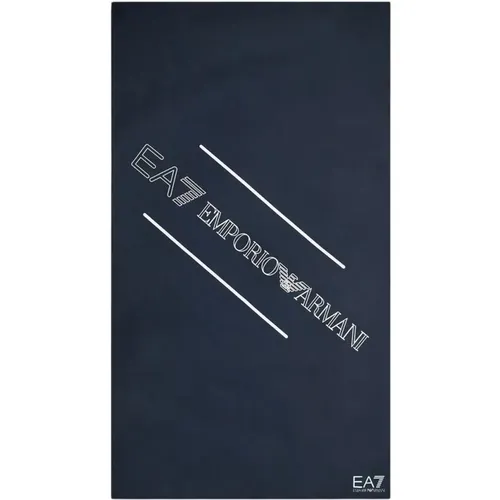 Colorful Beach Towel with Logo , unisex, Sizes: ONE SIZE - Armani - Modalova