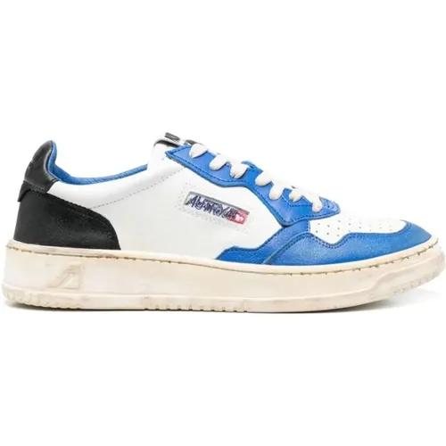 Vintage Low Top Leder Sneakers - Autry - Modalova