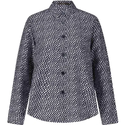 Seidenmuster Bluse , Damen, Größe: M - Windsor - Modalova