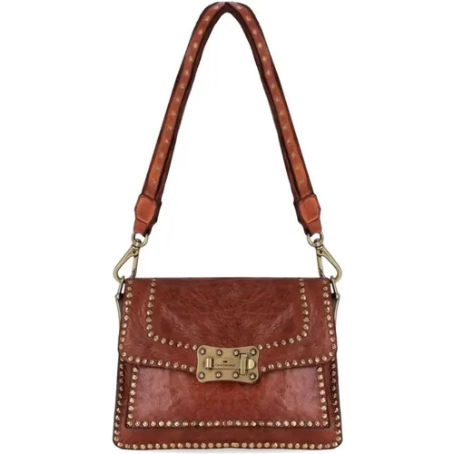 Cognac Agnese Crossbody Tasche - Campomaggi - Modalova