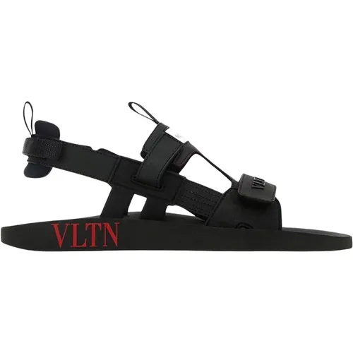 Valentino Alodie Leather Sandals , male, Sizes: 5 1/2 UK - Valentino Garavani - Modalova