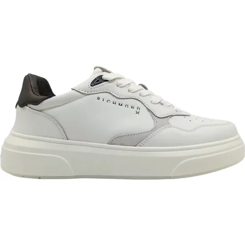 Leather Platform Sneakers , male, Sizes: 11 UK, 8 UK, 6 UK, 7 UK, 10 UK, 9 UK - John Richmond - Modalova