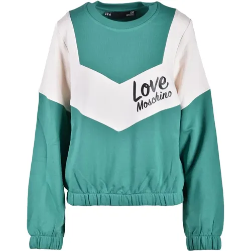 Baumwollstrickpullover , Damen, Größe: L - Love Moschino - Modalova