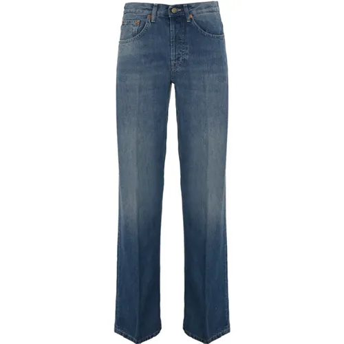 Straight Jeans , female, Sizes: W28 - Dondup - Modalova