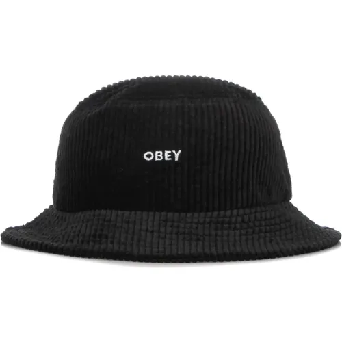 Bold Cord Bucket Hat , male, Sizes: ONE SIZE - Obey - Modalova