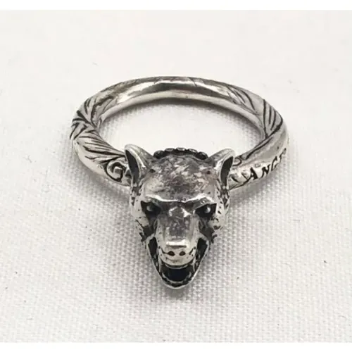 Pre-owned Metal rings , female, Sizes: ONE SIZE - Gucci Vintage - Modalova