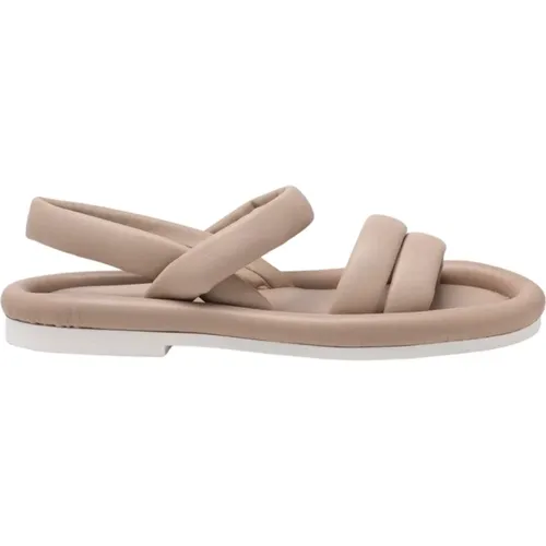 Sandalen mit gepolsterten Riemen - Fluffy , Damen, Größe: 41 EU - DEL Carlo - Modalova