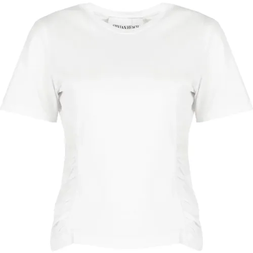 Figurbetontes T-Shirt mit Rundhalsausschnitt - Silvian Heach - Modalova