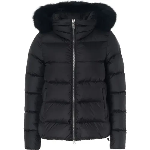 Originals 2216F Schwarze Pelz Puffer Jacke - Colmar - Modalova