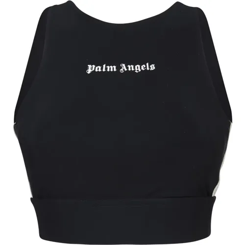 Topwear with Contrasting Logo , female, Sizes: S, XS, M - Palm Angels - Modalova