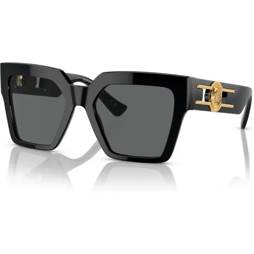 Grey Sunglasses , female, Sizes: 54 MM - Versace - Modalova