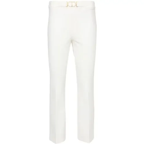 Flare Snow Pants with Oval T Buckle , female, Sizes: S, M - Twinset - Modalova