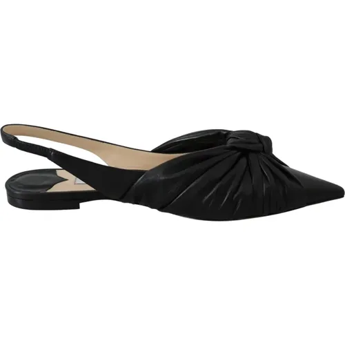 Annabell Leather Flat Shoes , female, Sizes: 3 1/2 UK, 4 UK - Jimmy Choo - Modalova