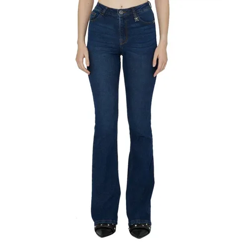 Ausgestellte Denim-Jeans in klassischem Blau , Damen, Größe: W27 - Richmond - Modalova