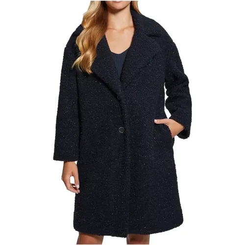 Dark Lurex Coat Berenice , female, Sizes: M, XS, S - Guess - Modalova