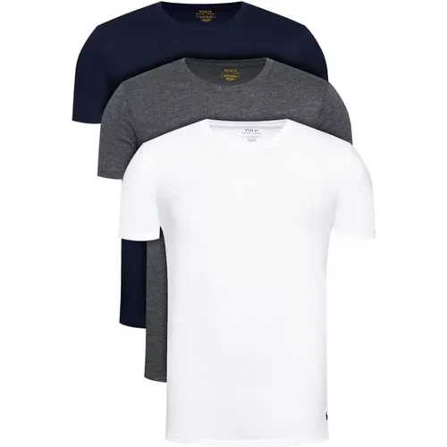 Er-Pack Baumwoll-T-Shirts - , Herren, Größe: L - Ralph Lauren - Modalova