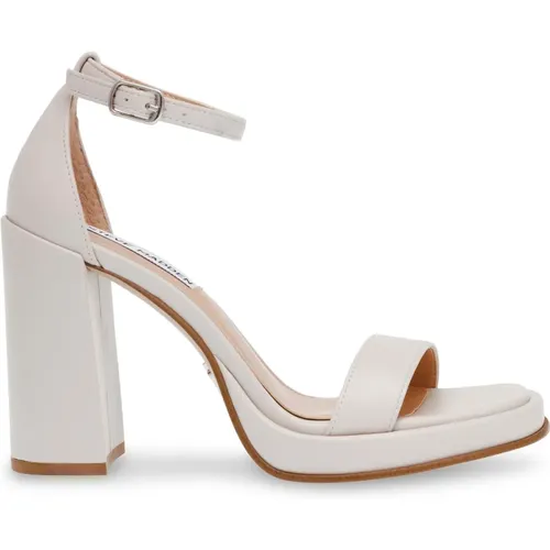 Creme High Heel Sandalen , Damen, Größe: 36 EU - Steve Madden - Modalova