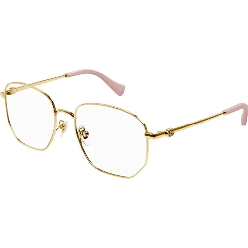 Gold Eyewear Frames Gg1420Ok , male, Sizes: 54 MM - Gucci - Modalova
