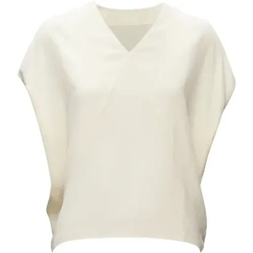 Pre-owned Cotton tops , female, Sizes: S - Hermès Vintage - Modalova