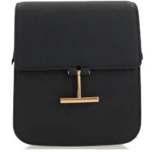 Leather Crossbody Bag , female, Sizes: ONE SIZE - Tom Ford - Modalova