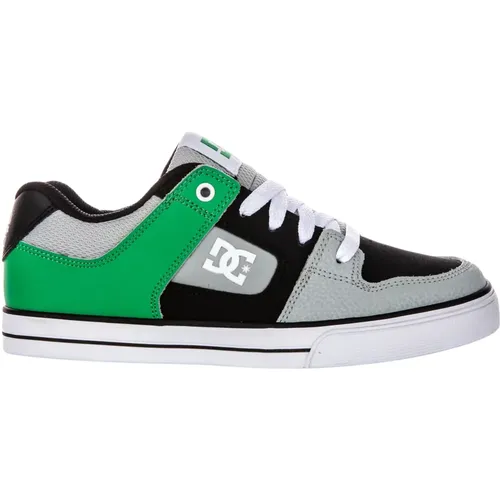 Youth Skate Trainers Grey Black Fusion , female, Sizes: 5 UK, 4 UK - DC Shoes - Modalova