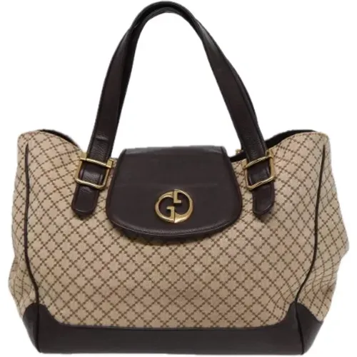 Pre-owned Canvas gucci-bags , female, Sizes: ONE SIZE - Gucci Vintage - Modalova