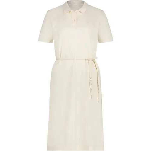Vintage Polo Shirt Kleid | Gardenia , Damen, Größe: L - Jane Lushka - Modalova