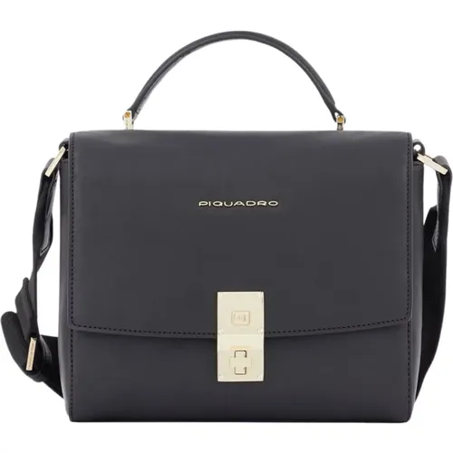 Frauen Taschen Handtasche schwarz Aw22 , Damen, Größe: ONE Size - Piquadro - Modalova