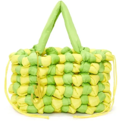 Large Knotted Tote Bag , female, Sizes: ONE SIZE - JW Anderson - Modalova