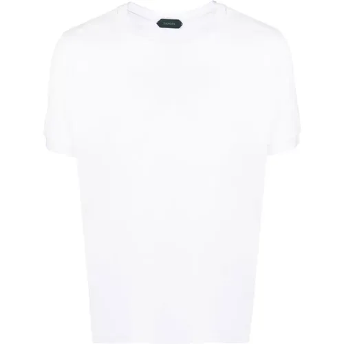 T-shirt , male, Sizes: 2XL, M, 3XL, XL - Zanone - Modalova