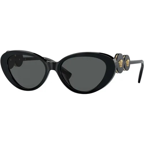 Black/Grey Sunglasses Versace - Versace - Modalova