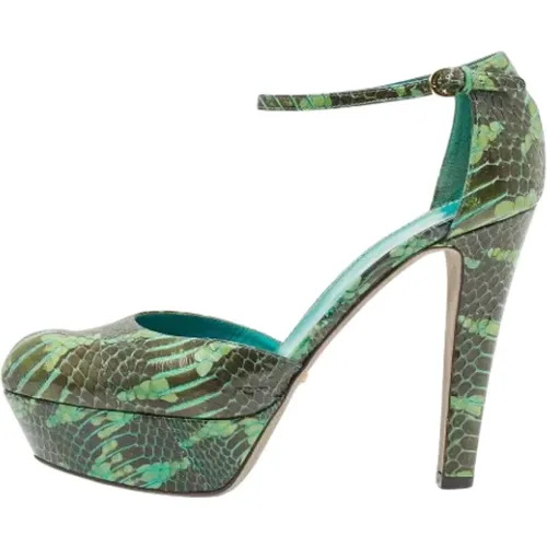 Pre-owned Fabric heels , female, Sizes: 6 1/2 UK - Sergio Rossi Pre-owned - Modalova