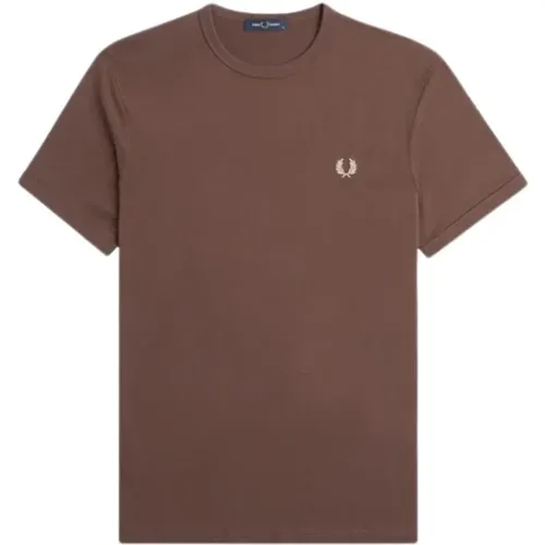 Cotton Jersey Logo Shirt Regular Fit , male, Sizes: M, 2XL, XL, L - Fred Perry - Modalova