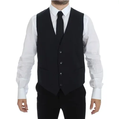 Suit Vests , Herren, Größe: S - Dolce & Gabbana - Modalova