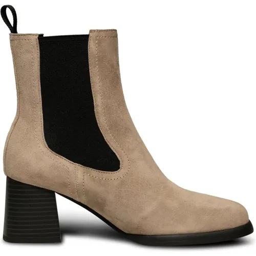 Lila Chelsea Suede Boot - Taupe , female, Sizes: 3 UK, 6 UK, 4 UK, 5 UK, 7 UK, 8 UK - Shoe the Bear - Modalova