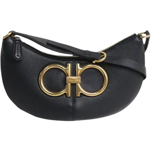 Pre-owned Leather shoulder-bags , female, Sizes: ONE SIZE - Salvatore Ferragamo Pre-owned - Modalova