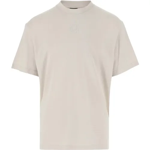 Cotton T-shirt with Graphic Print , male, Sizes: L, M - 44 Label Group - Modalova